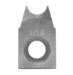 EASY WOOD TOOLS 3/16" Diameter Negative Rake Carbide Beading Cutter