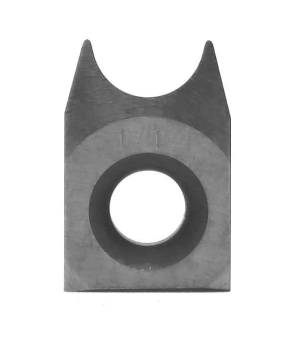 EASY WOOD TOOLS 1/4" Diameter Negative Rake Carbide Beading Cutter