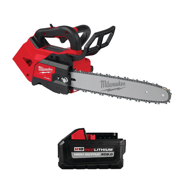 MILWAUKEE M18 FUEL™ 14" Top Handle Chainsaw & M18™ REDLITHIUM™ HIGH OUTPUT™ XC8.0 Battery