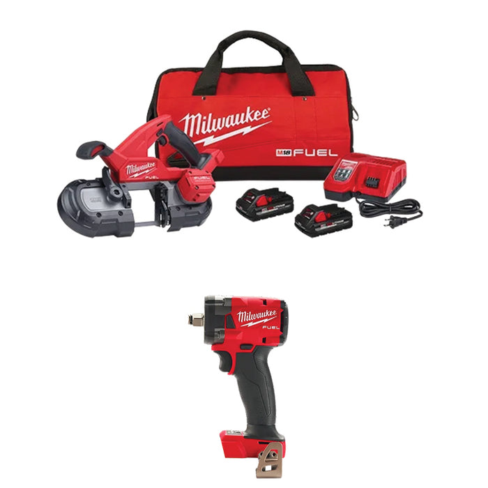 MILWAUKEE M18 FUEL™ Compact Band Saw Kit & FREE M18 FUEL™ 1/2 " Compact Impact Wrench w/ Friction Ring