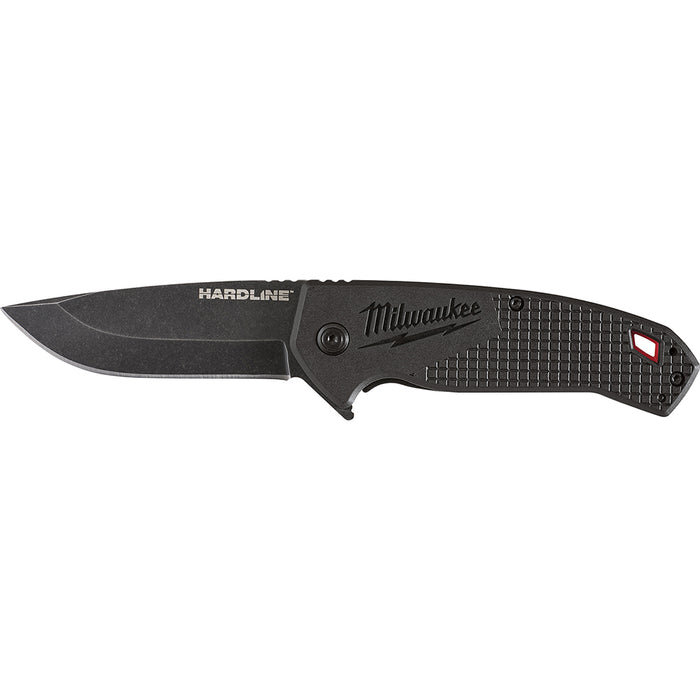 MILWAUKEE 3” HARDLINE™ Smooth Blade Pocket Knife