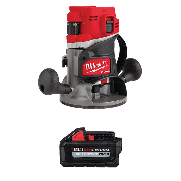 MILWAUKEE M18 FUEL™ 1/2" Router & FREE M18™ REDLITHIUM™ HIGH OUTPUT™ XC6.0 Battery