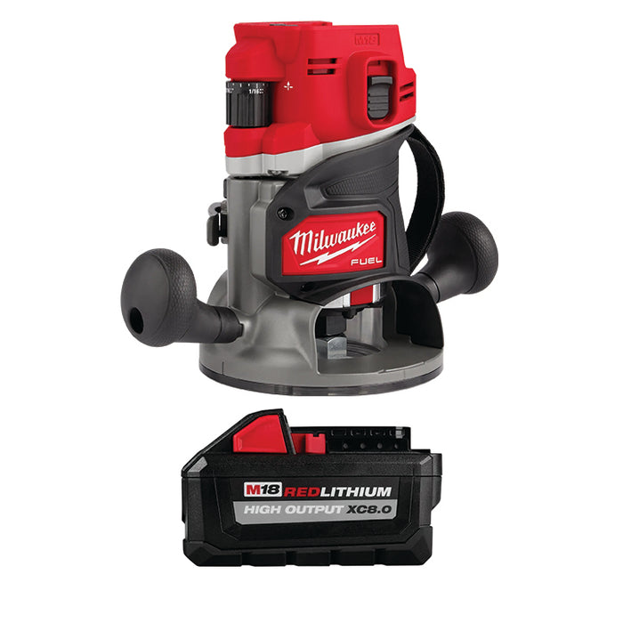 MILWAUKEE M18 FUEL™ 1/2" Router & FREE M18™ REDLITHIUM™ HIGH OUTPUT™ XC8.0 Battery