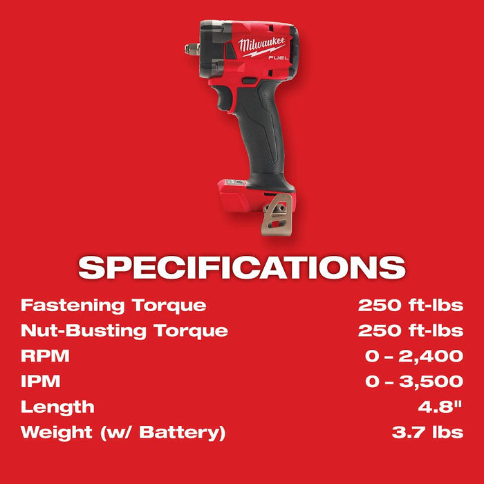 Milwaukee Tools M18 FUEL 3/8" CPIW Hi OUTPUT KIT 2854-21HO