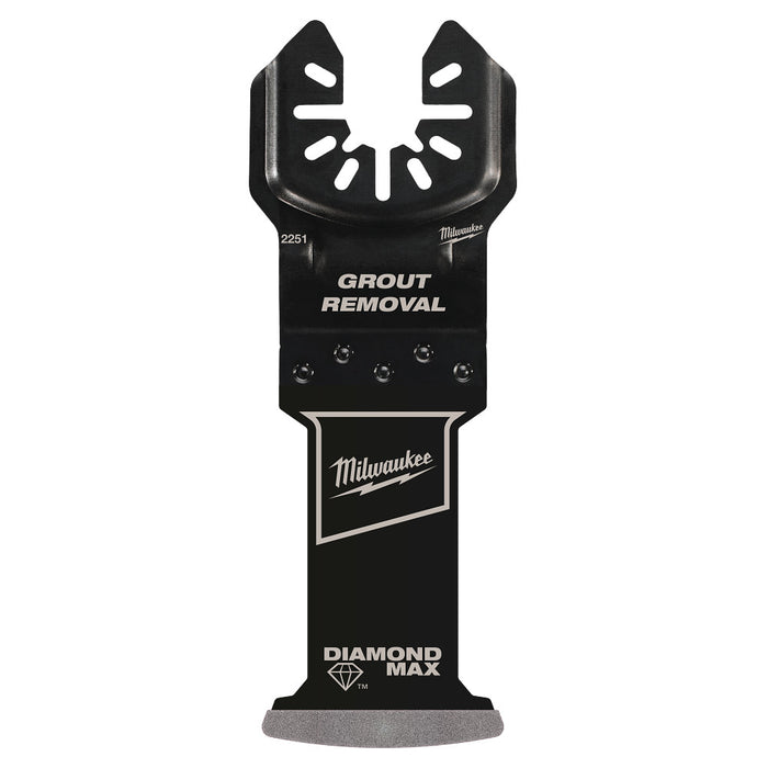 MILWAUKEE OPEN-LOK™ DIAMOND MAX™ Diamond Grit Grout Removal Multi-Tool Plunge Blade