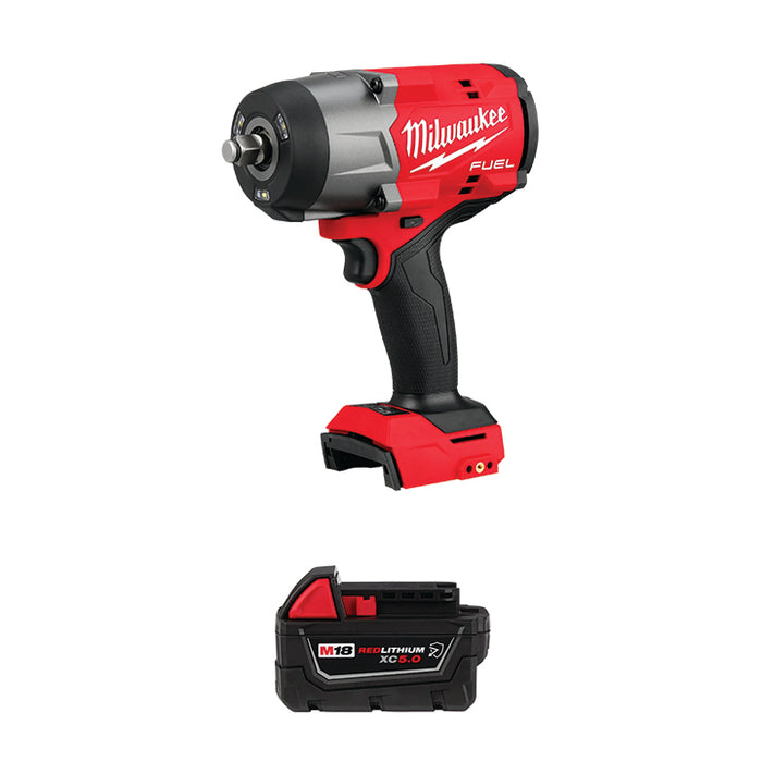 MILWAUKEE M18 FUEL™ 7/16" Hex Utility HTIW & FREE M18™ REDLITHIUM™ XC5.0 Resistant Battery