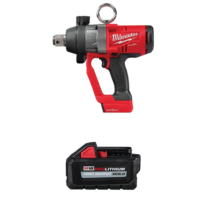 MILWAUKEE M18 FUEL™ 1" High Torque Impact Wrench & FREE M18™ REDLITHIUM™ HIGH OUTPUT™ XC6.0 Battery