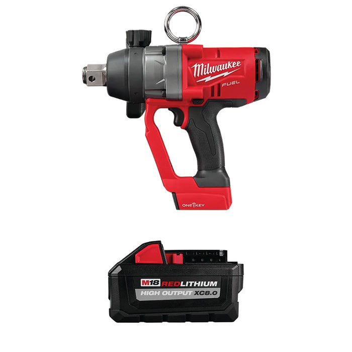 MILWAUKEE M18 FUEL™ 1" High Torque Impact Wrench & FREE M18™ REDLITHIUM™ HIGH OUTPUT™ XC8.0 Battery