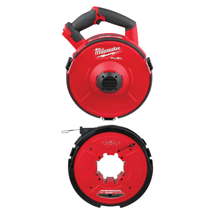 MILWAUKEE M18 FUEL™ ANGLER™ Pulling Fish Tape Powered Base & FREE M18 FUEL™ ANGLER™ 120' X 1/8" Steel Pulling Fish Tape Replacement Cartridge