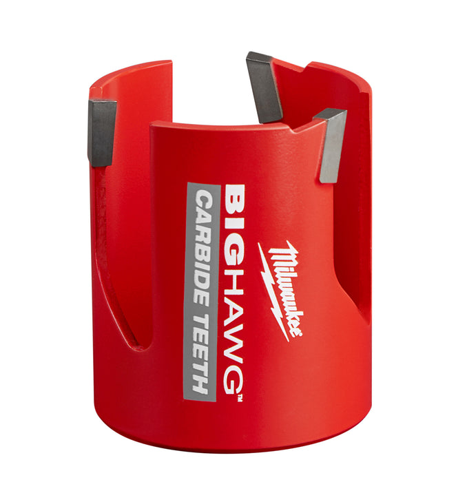 MILWAUKEE BIG HAWG™ con sierras perforadoras con dientes de carburo