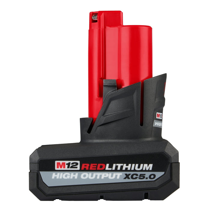 Batería MILWAUKEE M12™ REDLITHIUM™ HIGH OUTPUT™ XC5.0