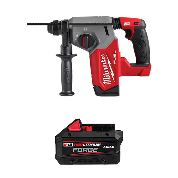 MILWAUKEE M18 FUEL™ 1" SDS PLUS Rotary Hammer & FREE M18™ REDLITHIUM™ FORGE™ XC8.0 Battery