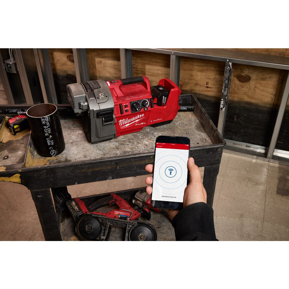 Milwaukee M18 FUEL™ RINGER™ Roll Groover for 1-1/4” - 4” Sch 10/40, 6 ...