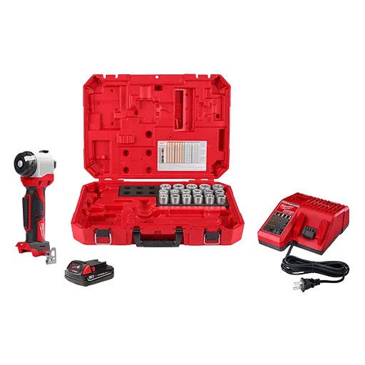 MILWAUKEE M18™ Cable Stripper Kit w/ 17 Cu THHN / XHHW Bushings