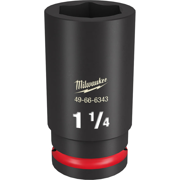 MILWAUKEE SHOCKWAVE Impact Duty 3/4" Drive 1-1/4" Dado de 6 puntos de profundidad