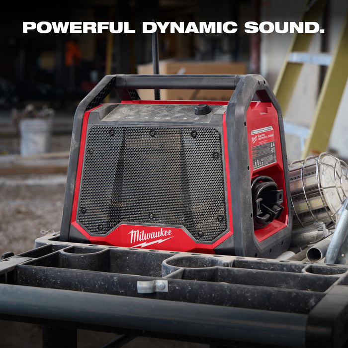 Milwaukee Tools M18 BLUETOOTH® JOBSITE RADIO + CHARGER