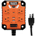 KLEIN TOOLS PowerBox 1, Magnetic Mounted Power Strip w/ Integrated LED Lights