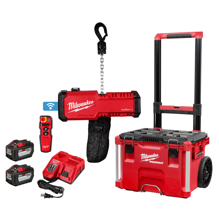 Milwaukee M18™ Compact 1-Ton Chain Hoist 2983-22HD