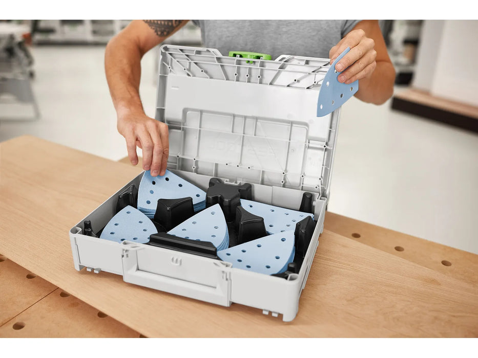 FESTOOL Abrasives Systainer³ Granat Delta GR SYS