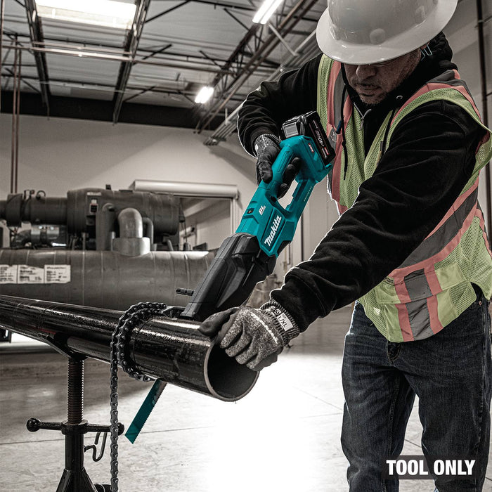 Makita GRJ03Z 40V max XGT® Brushless Cordless Recipro Pipe Saw w/ Chain Vise, Tool Only