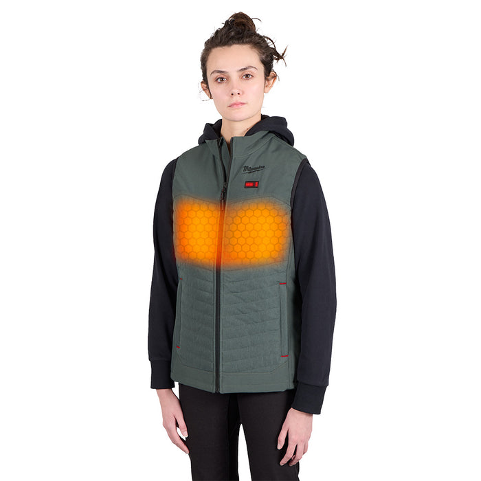 Womens Heated Vest Kit-Green L