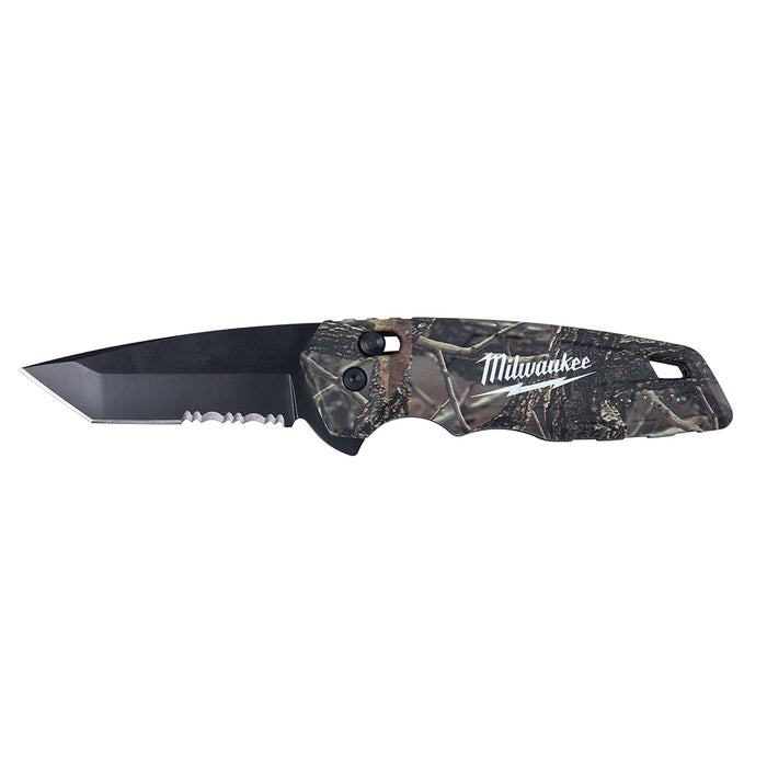MILWAUKEE FASTBACK Camo Spring Assisted Folding Knife