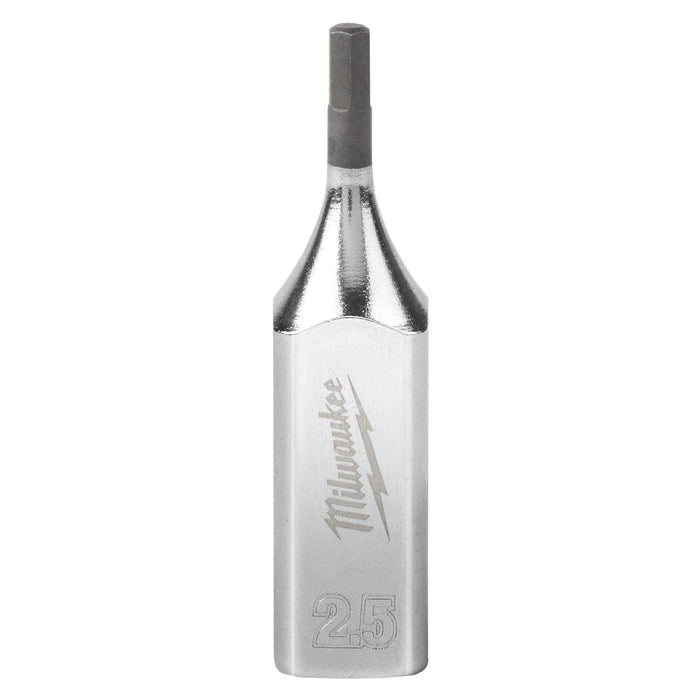 MILWAUKEE Dados con punta hexagonal con accionamiento de 1/4" - Métricos