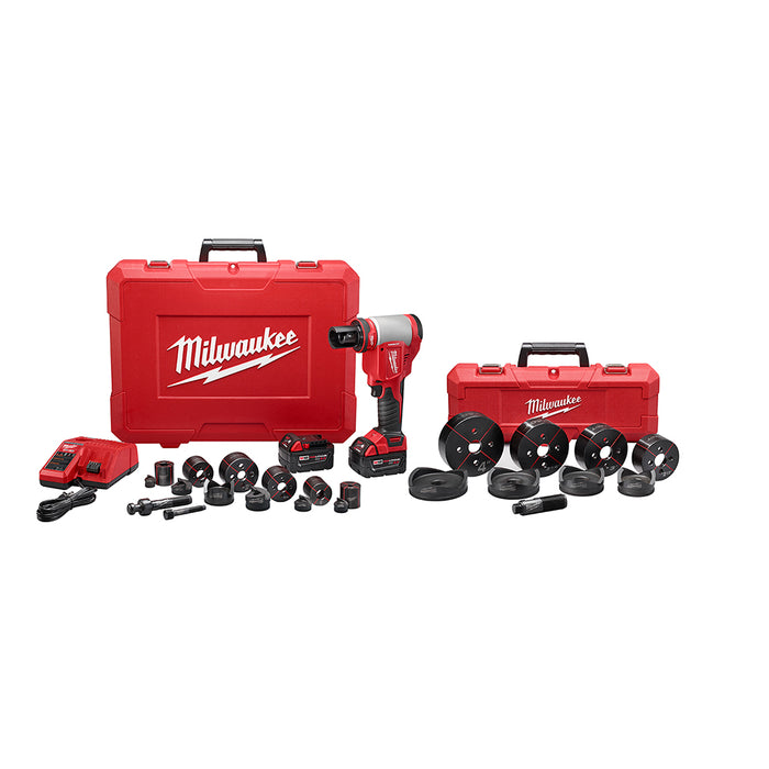 MILWAUKEE M18 FORCE LOGIC 6T Knockout Tool 1/2" - 4" Kit