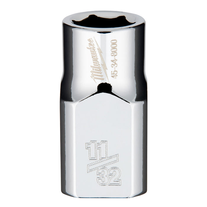 MILWAUKEE 3/8" DRIVE 11/32" SOCKET