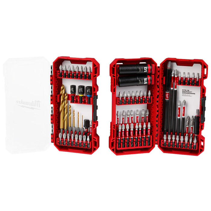 MILWAUKEE 75 PC. SHOCKWAVE IMPACT DUTY™ Drill, Drive & Fasten Set