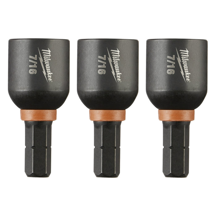 MILWAUKEE SHOCKWAVE IMPACT DUTY™ Insert Magnetic Nut Drivers (3 PACK)