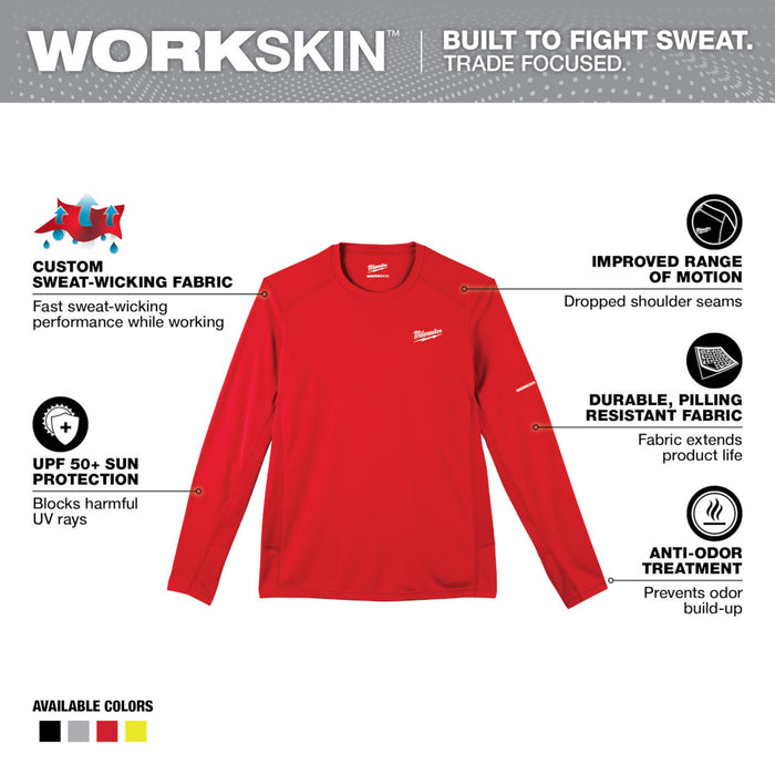 MILWAUKEE WORKSKIN™ Camisa ligera de alto rendimiento - Manga larga