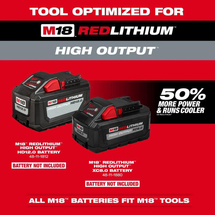 Cortacésped autopropulsado de doble batería MILWAUKEE M18 FUEL™ de 21" (solo herramienta)