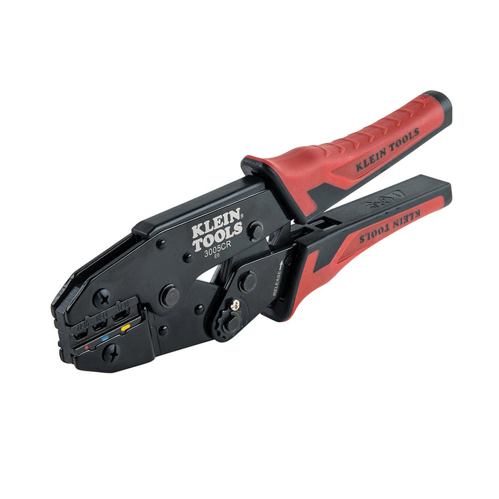 KLEIN TOOLS 10-22 AWG - Insulated Terminals Ratcheting Crimper