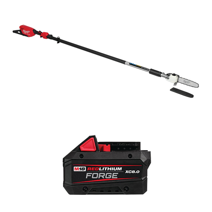 MILWAUKEE M18 FUEL™ Telescoping Pole Saw & FREE M18™ REDLITHIUM™ FORGE™ XC8.0 Battery