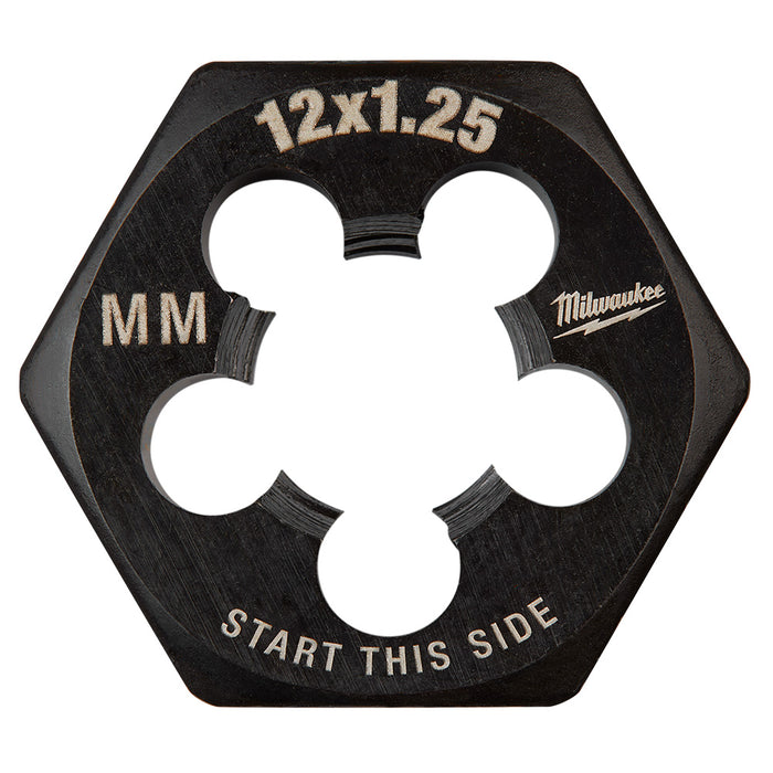 Troquel de roscado hexagonal métrico de 1" MILWAUKEE