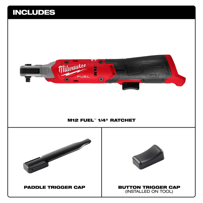 Milwaukee Tools M12 FUEL™ 1/4" Ratchet