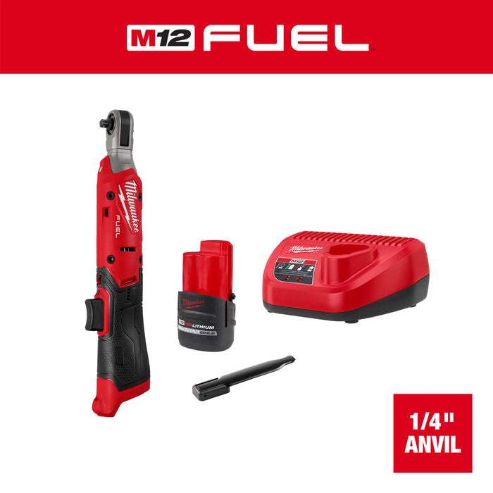 Milwaukee Tools M12 FUEL™ 1/4" Ratchet Kit