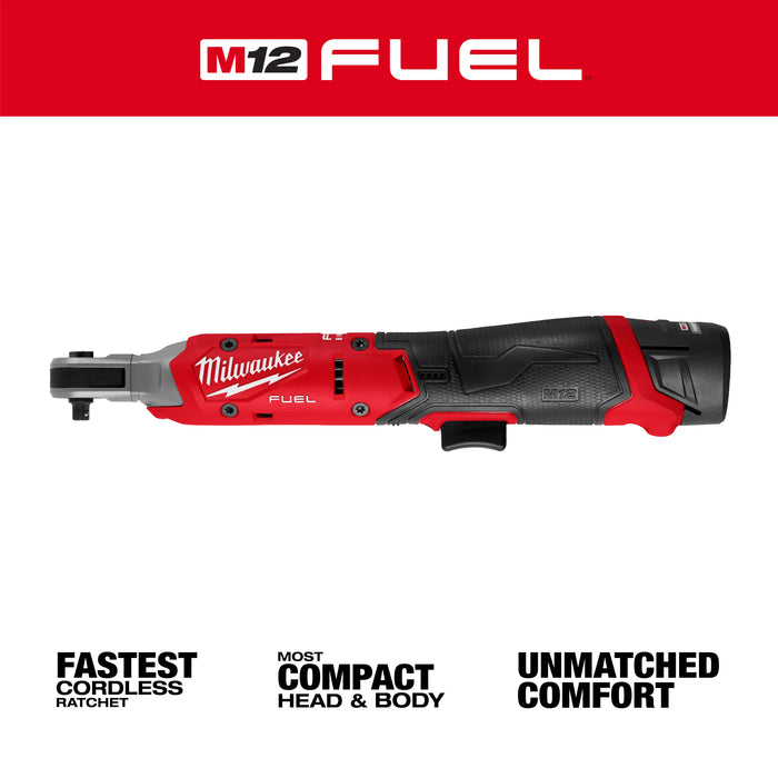 Milwaukee Tools M12 FUEL™ 1/4" Ratchet Kit