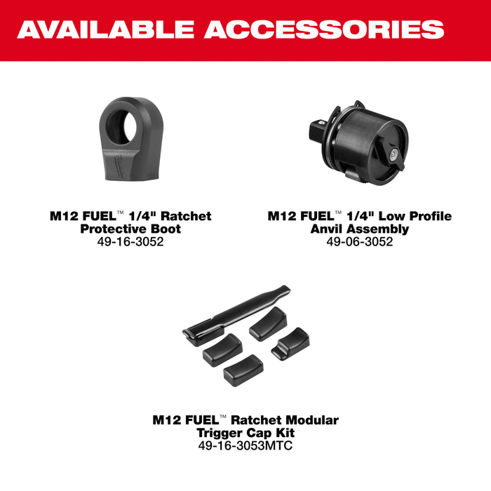 Milwaukee Tools M12 FUEL™ 1/4" Ratchet