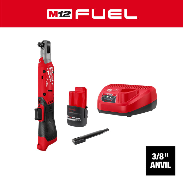 Milwaukee Tools M12 FUEL™ 3/8" Ratchet Kit