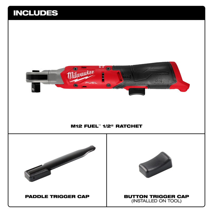 Milwaukee Tools M12 FUEL™ 1/2" Ratchet