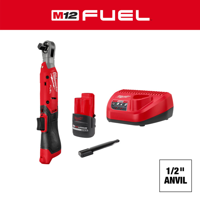 Milwaukee Tools M12 FUEL™ 1/2" Ratchet Kit