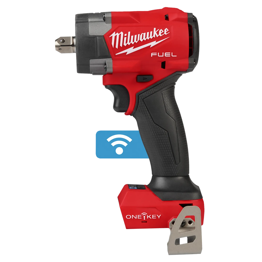 MILWAUKEE M18 FUEL™ 1/2" Controlled Torque Compact Impact Wrench w/ TORQUE-SENSE™, Pin Detent (Tool Only)