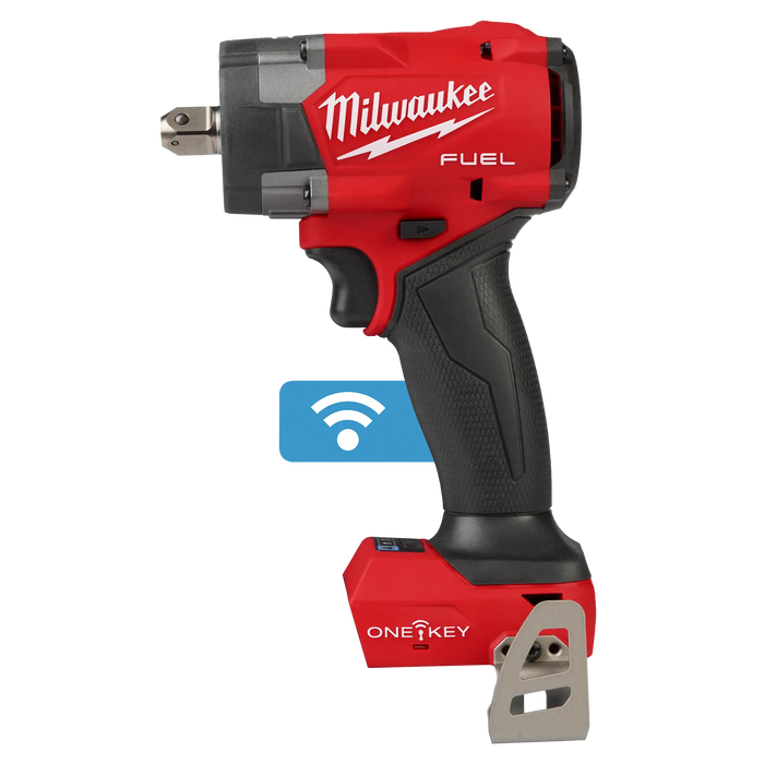 MILWAUKEE M18 FUEL™ 1/2" Controlled Torque Compact Impact Wrench w/ TORQUE-SENSE™, Pin Detent (Tool Only)