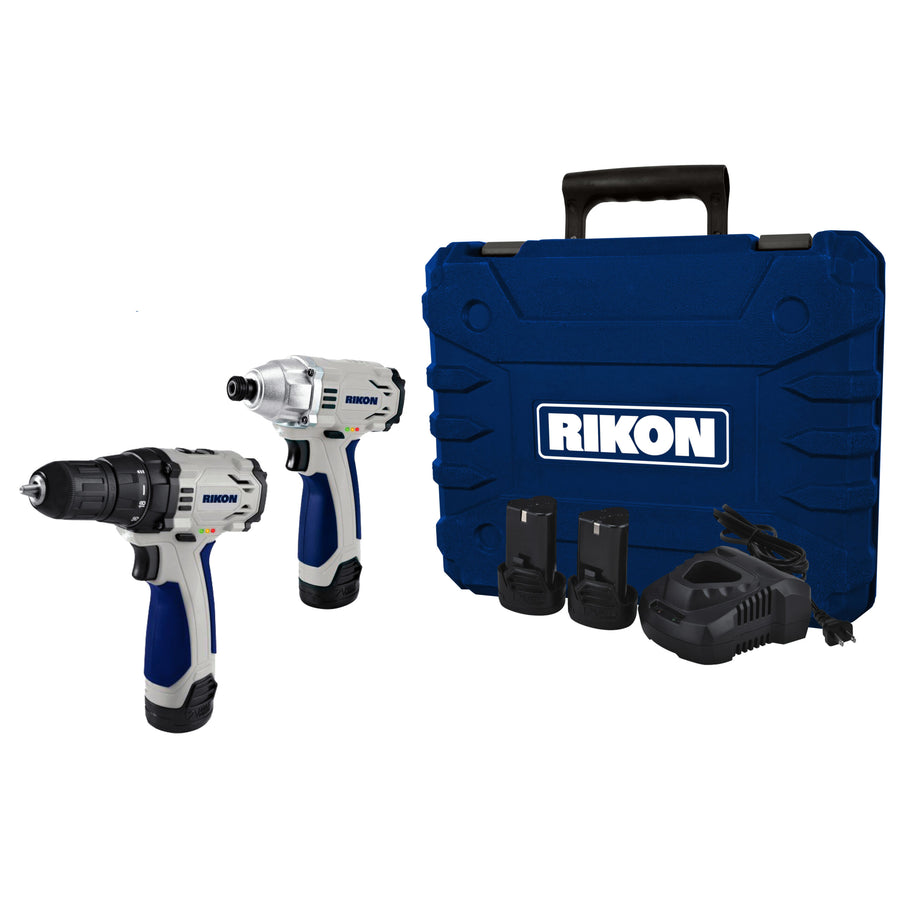 RIKON 12V Drill / Impact Driver Combo Kit