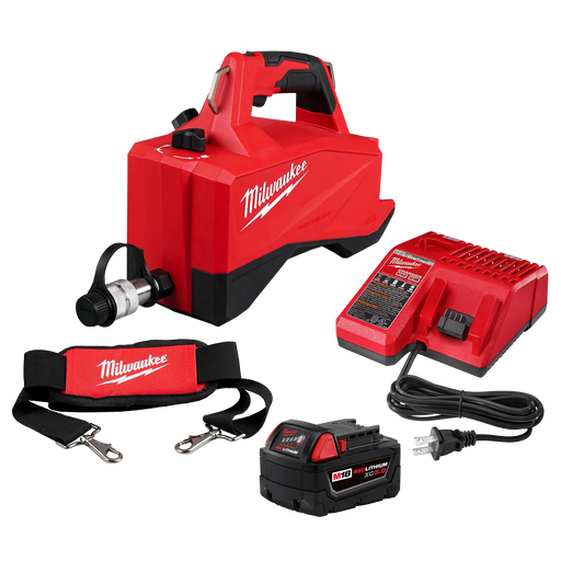 MILWAUKEE M18™ Single Acting 60-IN-3 10,000 PSI Hydraulic Pump Kit