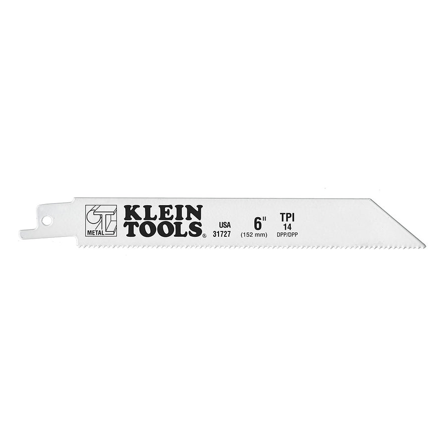 KLEIN TOOLS 6" 14 TPI Reciprocating Saw Blades (5 PACK)