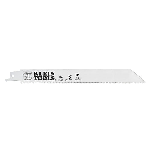 KLEIN TOOLS 8" 18 TPI Reciprocating Saw Blades (5 PACK)