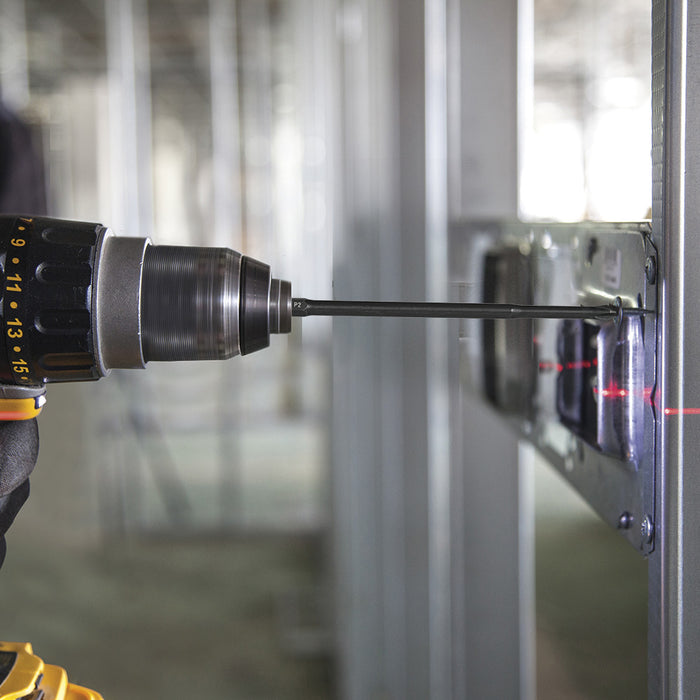 KLEIN TOOLS Multi-bit Set, Power Driver Phillips #1 and #3, 6-Inch